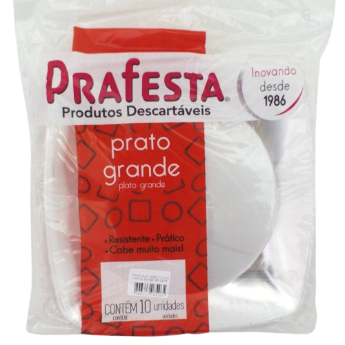 Prato Raso Grande Quadrado Prafesta